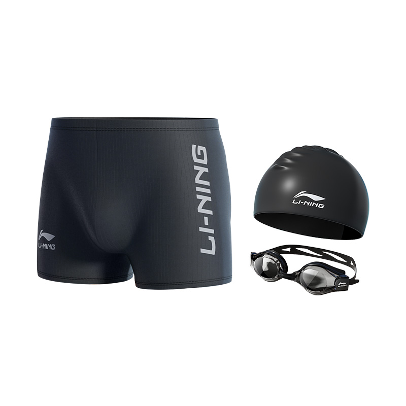 

LINING Комплект плавательного снаряжения для мужчин, черный