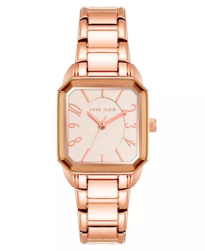 

Женские кварцевые часы из сплава розового золота, 26 мм Anne Klein, розовый