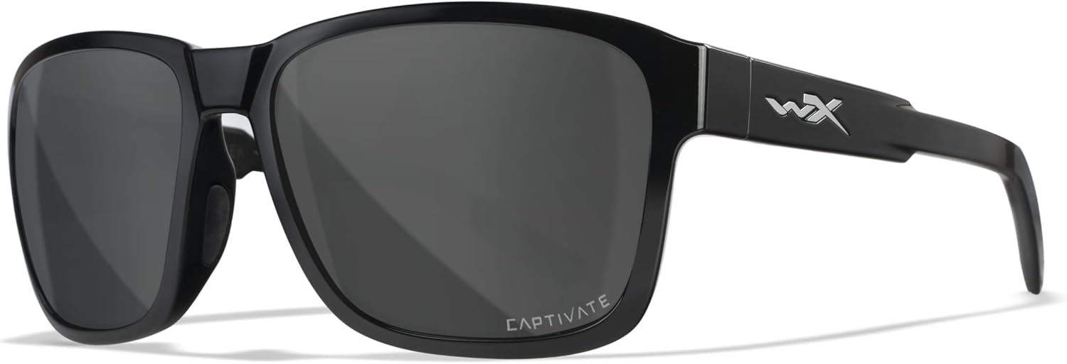 

Поляризованные солнцезащитные очки Wiley X Trek Captivate, защитные очки для мужчин и женщин, защита глаз от УФ-излучения для стрельбы, рыбалки, езды на велосипеде и экстремальных видов спорта, матовая черная оправа, серые линзы