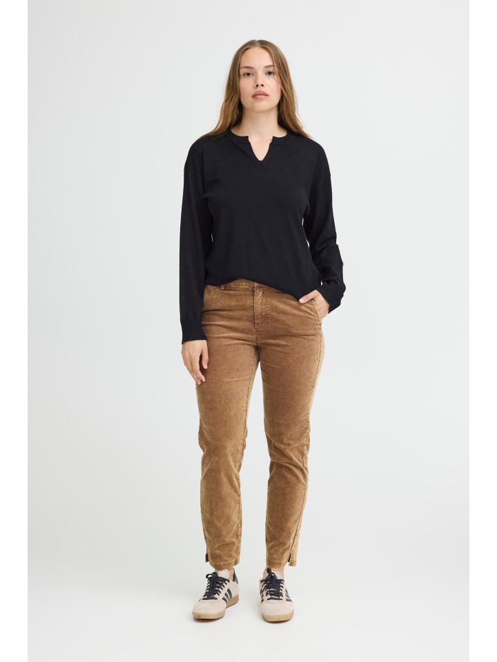 

Pulz Вязаный свитер PZSARA оверсайз, цвет «Черная красота»