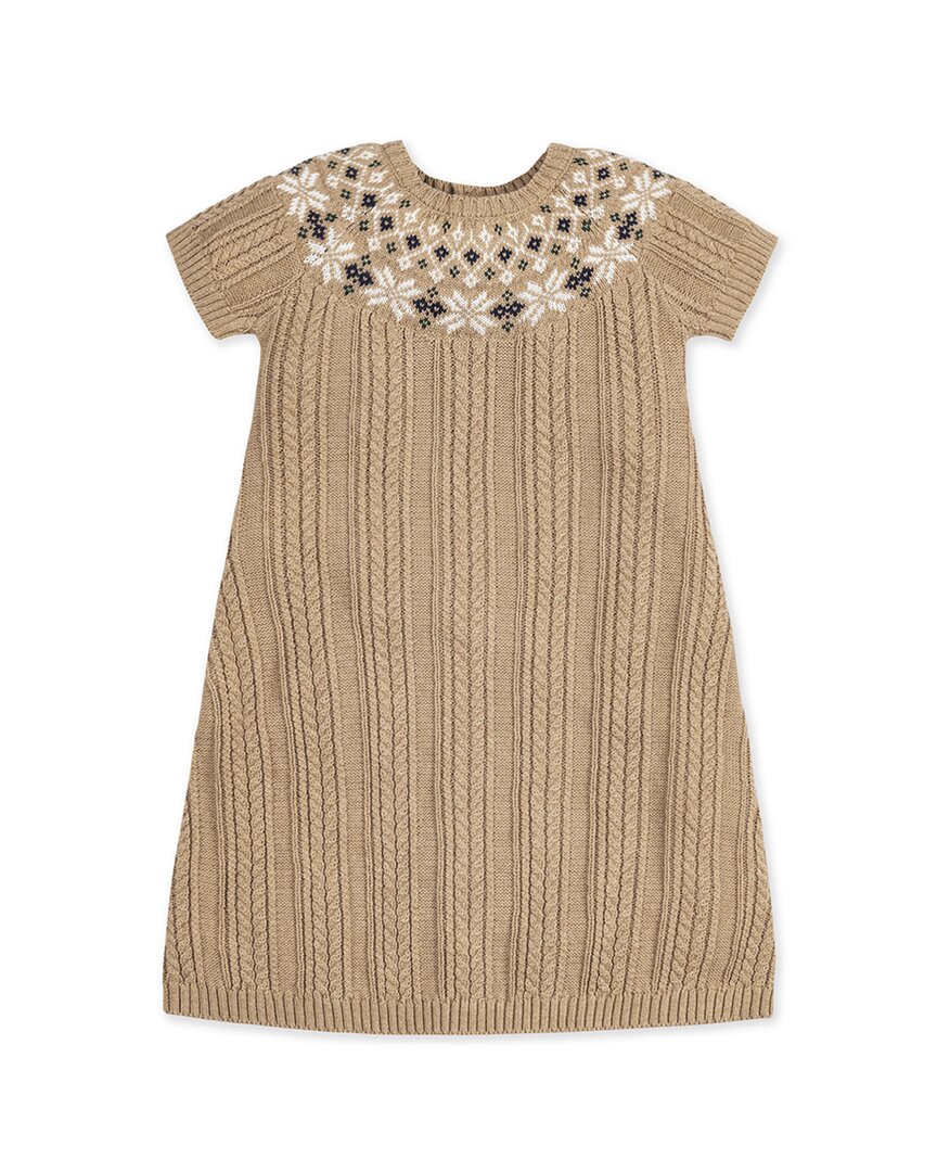 

Платье-свитер Hope & Henry Fairisle с кокеткой Hope & Henry, коричневый