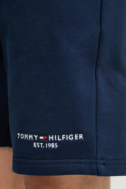 Шорты спортивные хлопковые Tommy Hilfiger, синий — фото 4