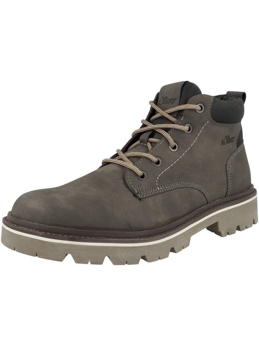 

Ботинки на шнуровке s.Oliver Lace-Up Boots, серый