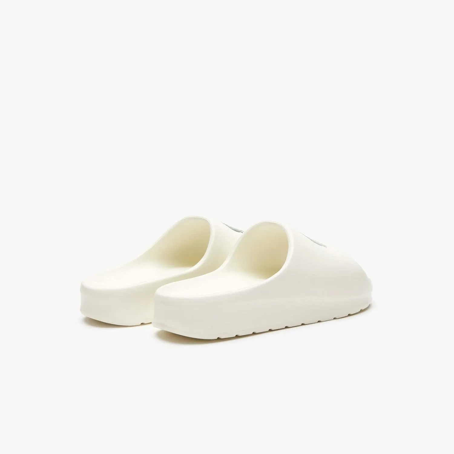 Мужские шлепанцы Serve Slide 2.0 Evo из синтетического материала с цветными блоками Lacoste, 2-White Green — фото 3