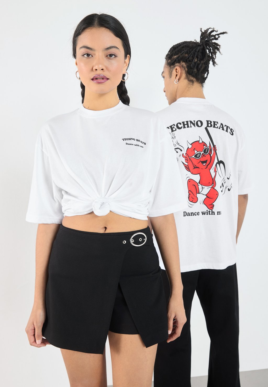 

Футболка с принтом UNISEX YOURTURN, белый