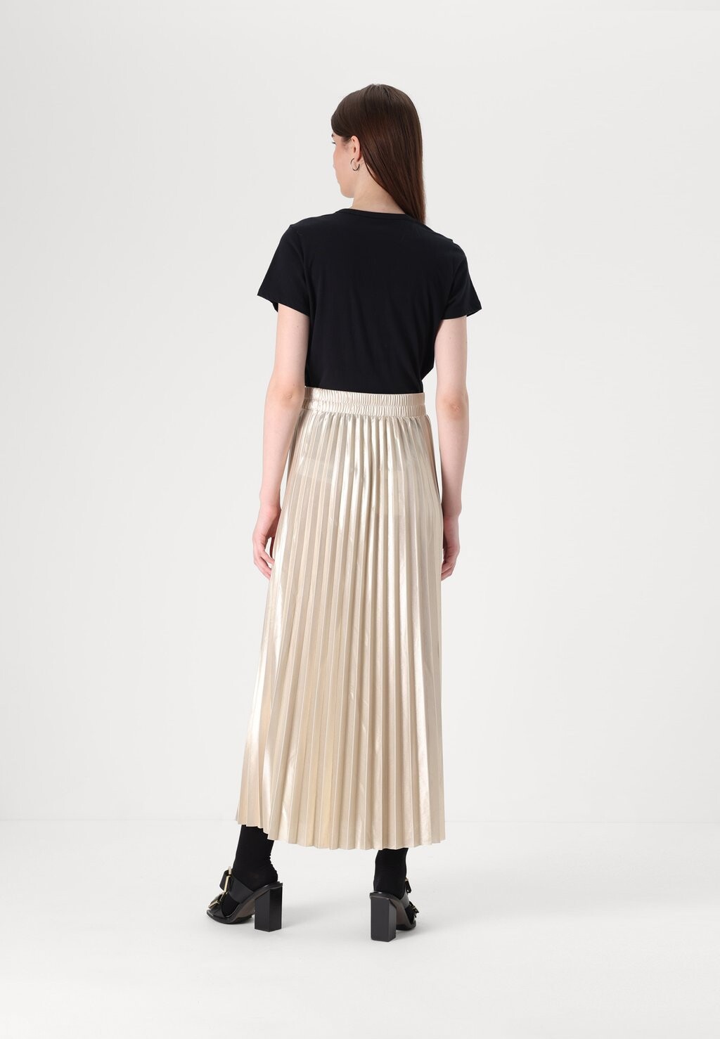 

Юбка плиссированная ONLLYON SHINE SKIRT ONLY Tall, серый