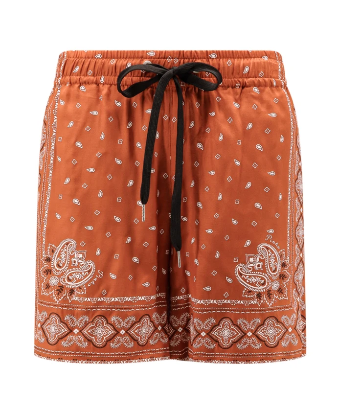 

Повседневные коричневые шорты с ребристым поясом Pinko, коричневый