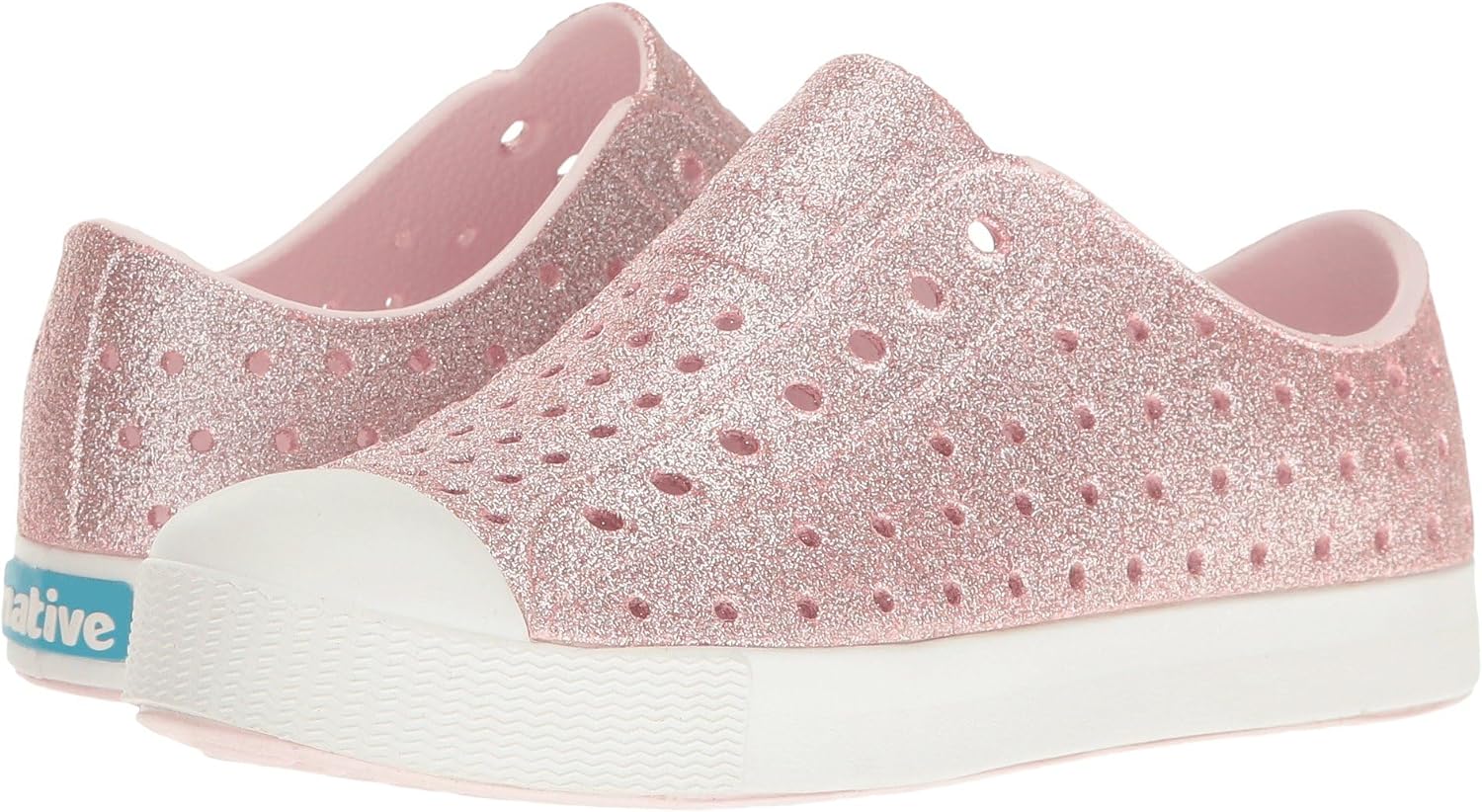 Кроссовки Native Shoes Jefferson для детей любого пола (малыши/маленькие дети), розовый/белый — фото 2