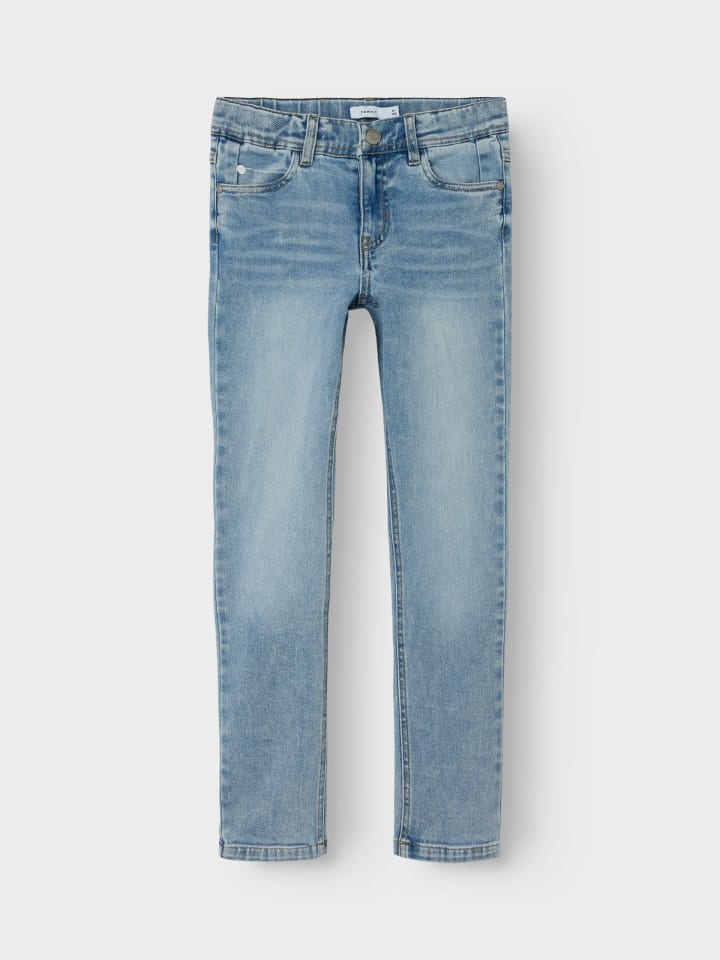 Name it Джинсы NKMTHEO XSLIM JEANS 1280-GY светло-голубого цвета — фото 3
