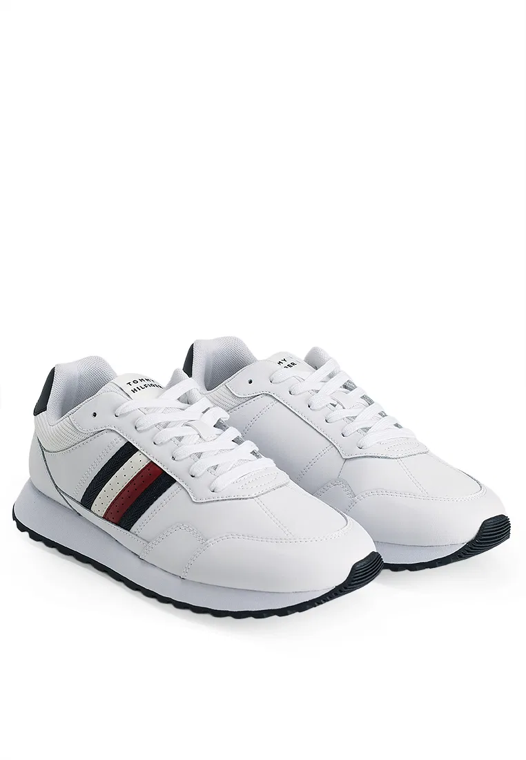 Кроссовки, EVA и кожаные полоски, Tommy Hilfiger, белый — фото 2