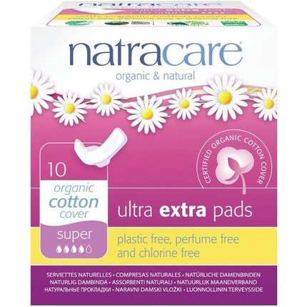 

NATRACARE Ultra Extra Super Pads, 10 шт.