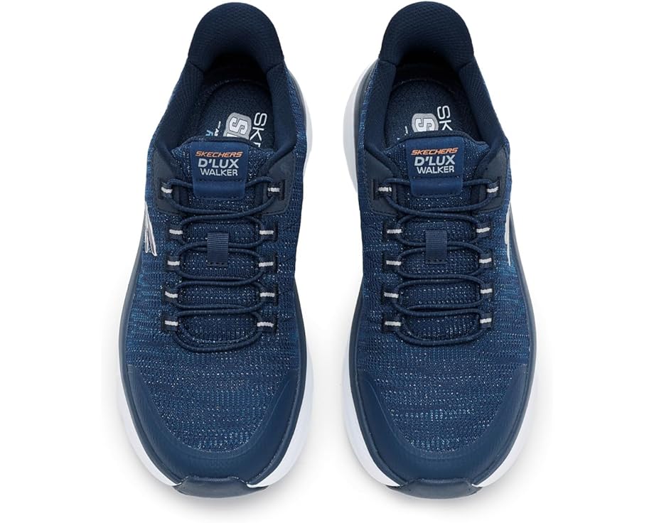 Мужские кроссовки SKECHERS D'Lux Walker 3.0 Drevven Hands Free Slip-In, Navy — фото 2