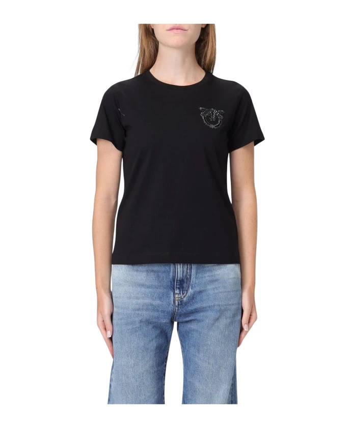 

Футболка с графической аппликацией Pinko, черный