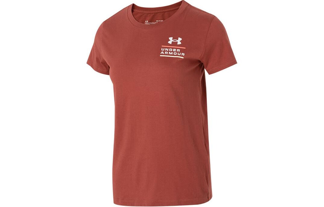 

Футболка женская темно-красная Under Armour