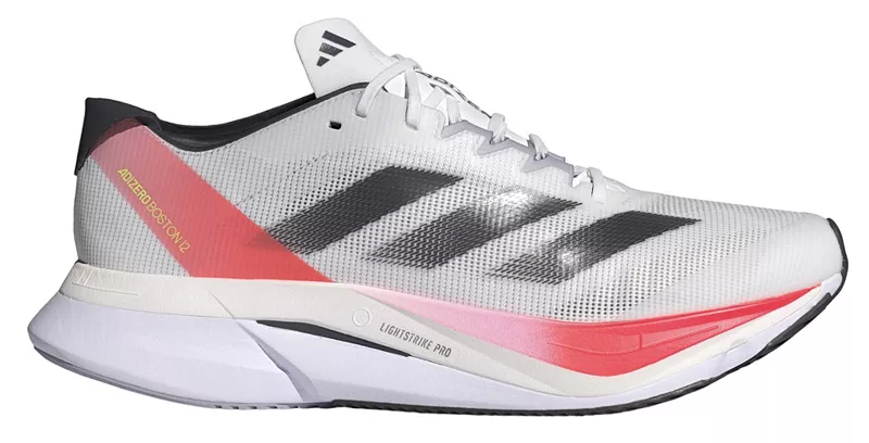

Мужские кроссовки Adidas Adizero Boston 12, цвет White/Solar Red
