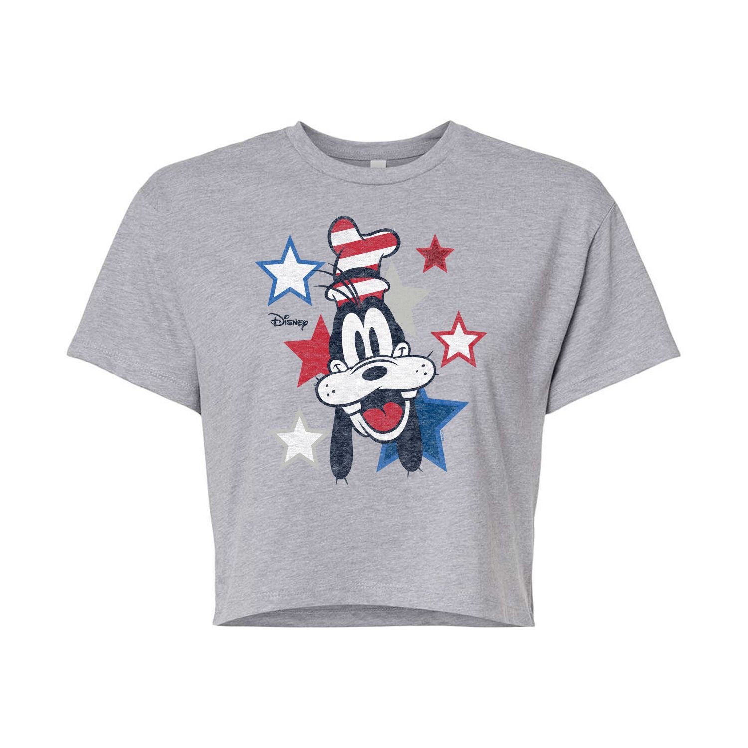 

Укороченная футболка Disney's Juniors Americana Goofy Disney