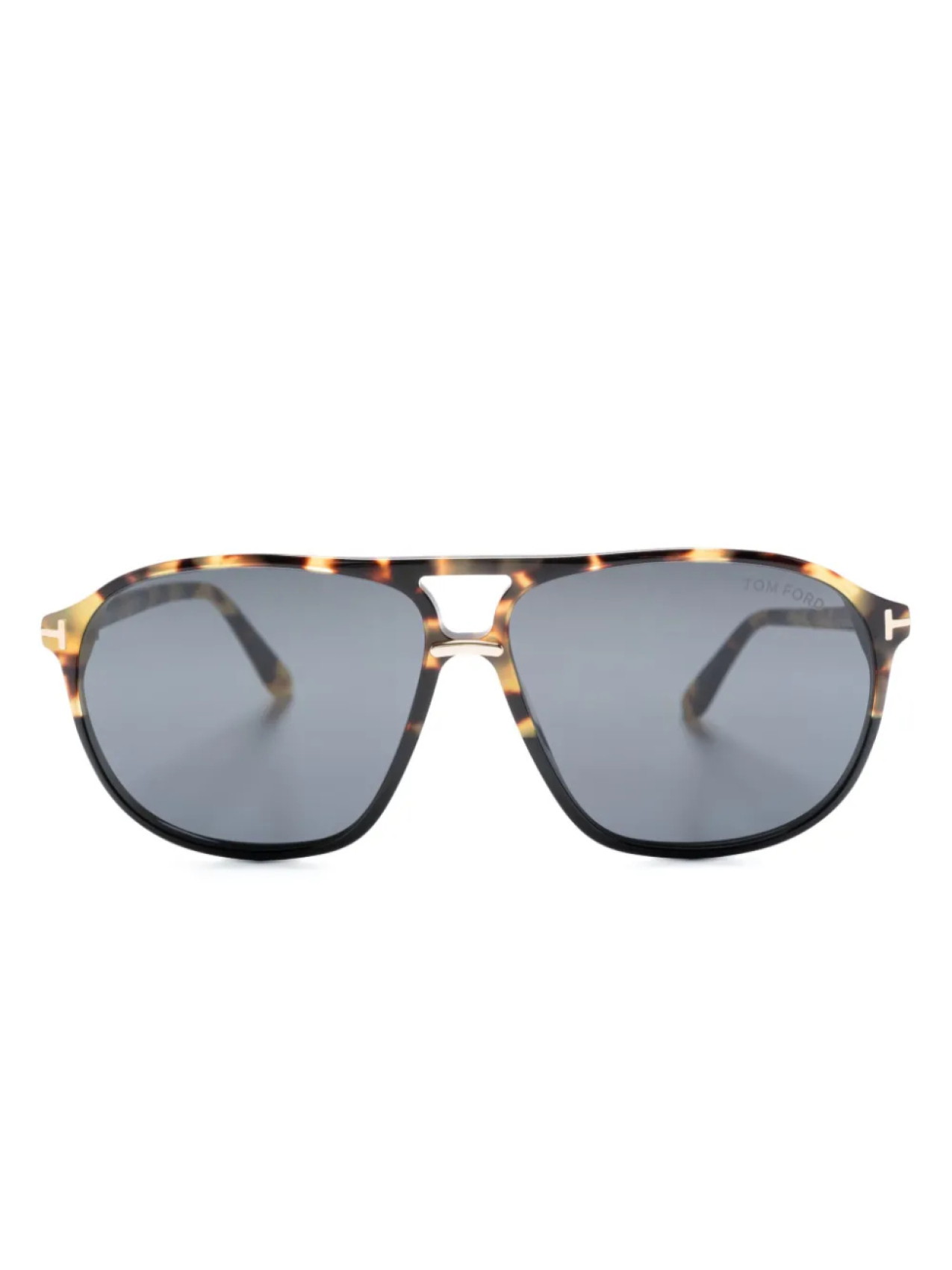 

TOM FORD Eyewear солнцезащитные очки Bruce черепаховой расцветки, коричневый