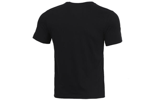 Футболка airathon round neck short sleeve black Nike, черный — фото 2