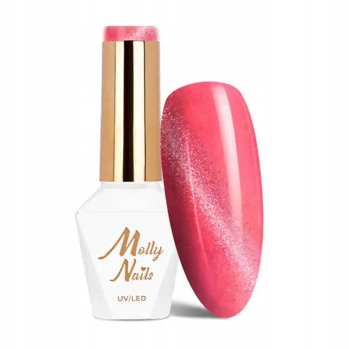 

гибридный лак для ногтей Molly Nails NEON FLASH CAT EYE без гема #172