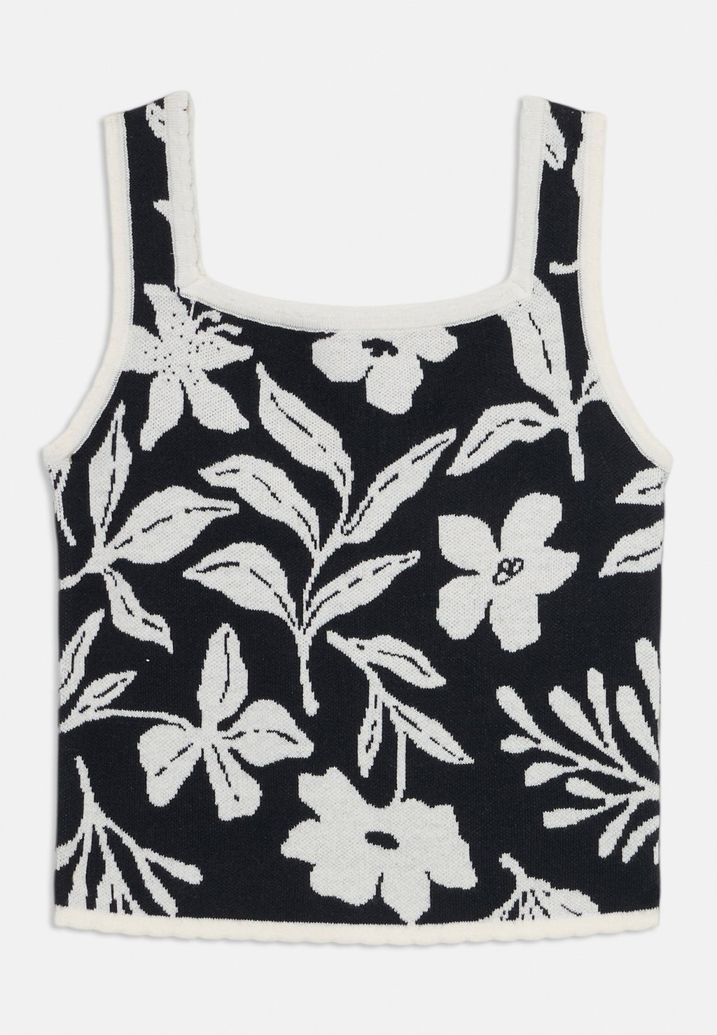 

Топ SWEATER TANK Abercrombie & Fitch, черный