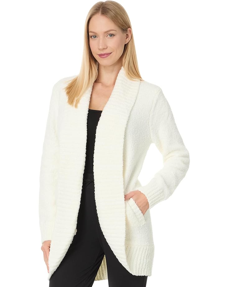 

Свитер Barefoot Dreams CozyChic Chenille Shawl Cardigan, цвет Pearl