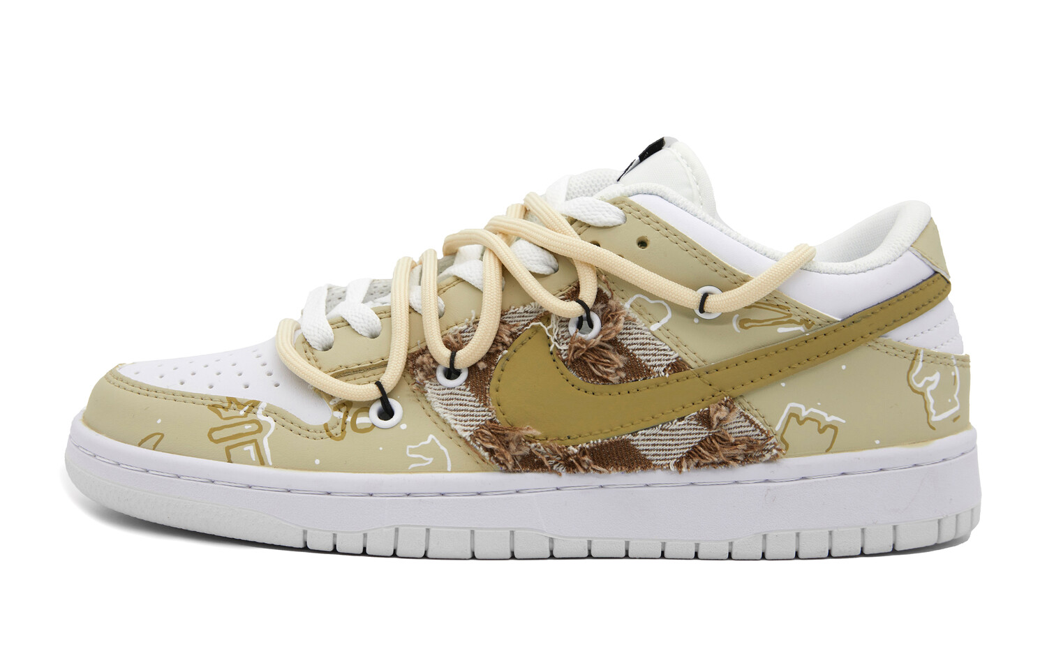 

Мужские кроссовки для скейтбординга Nike Dunk, White