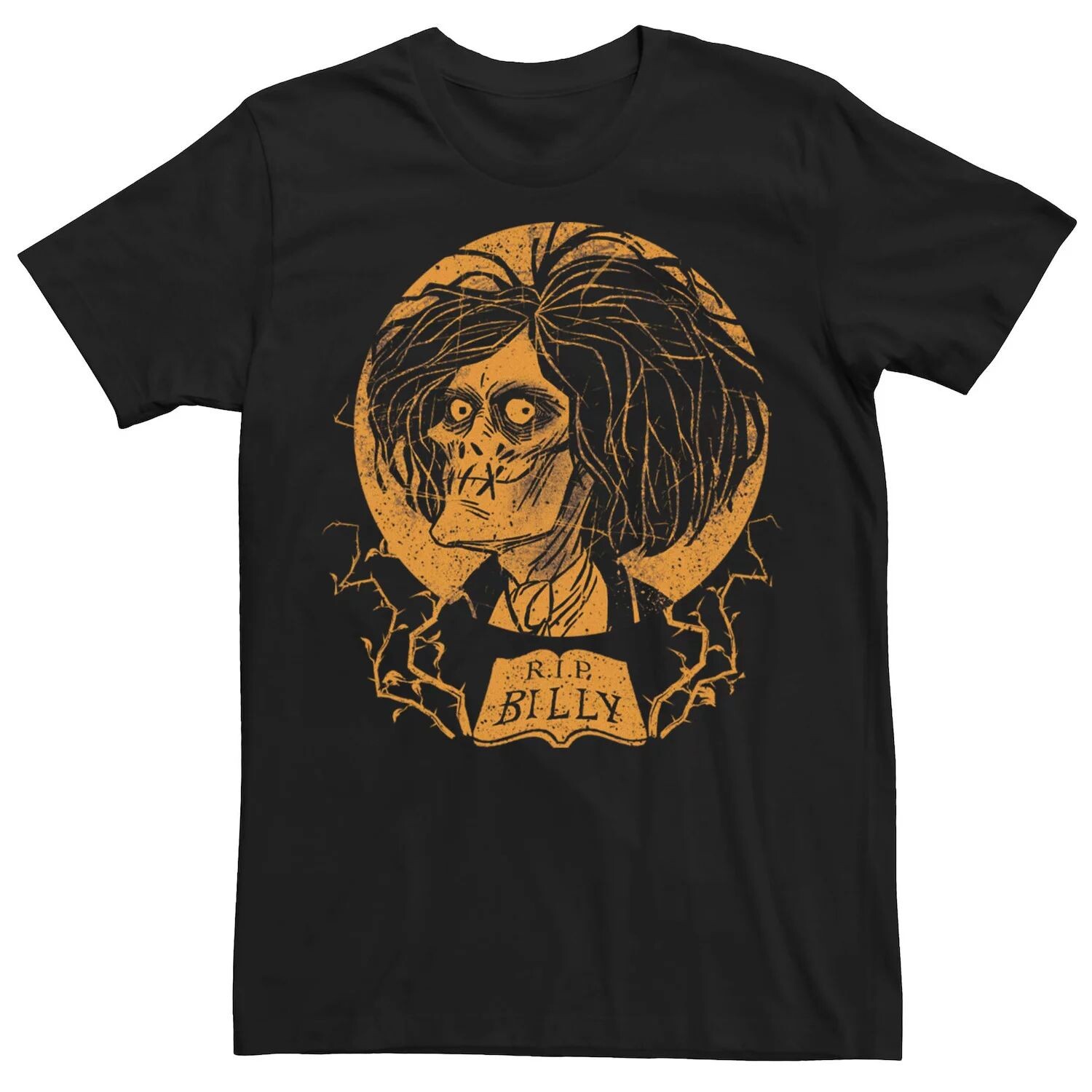 

Мужская футболка Hocus Pocus Rip Billy с большим лицом Licensed Character