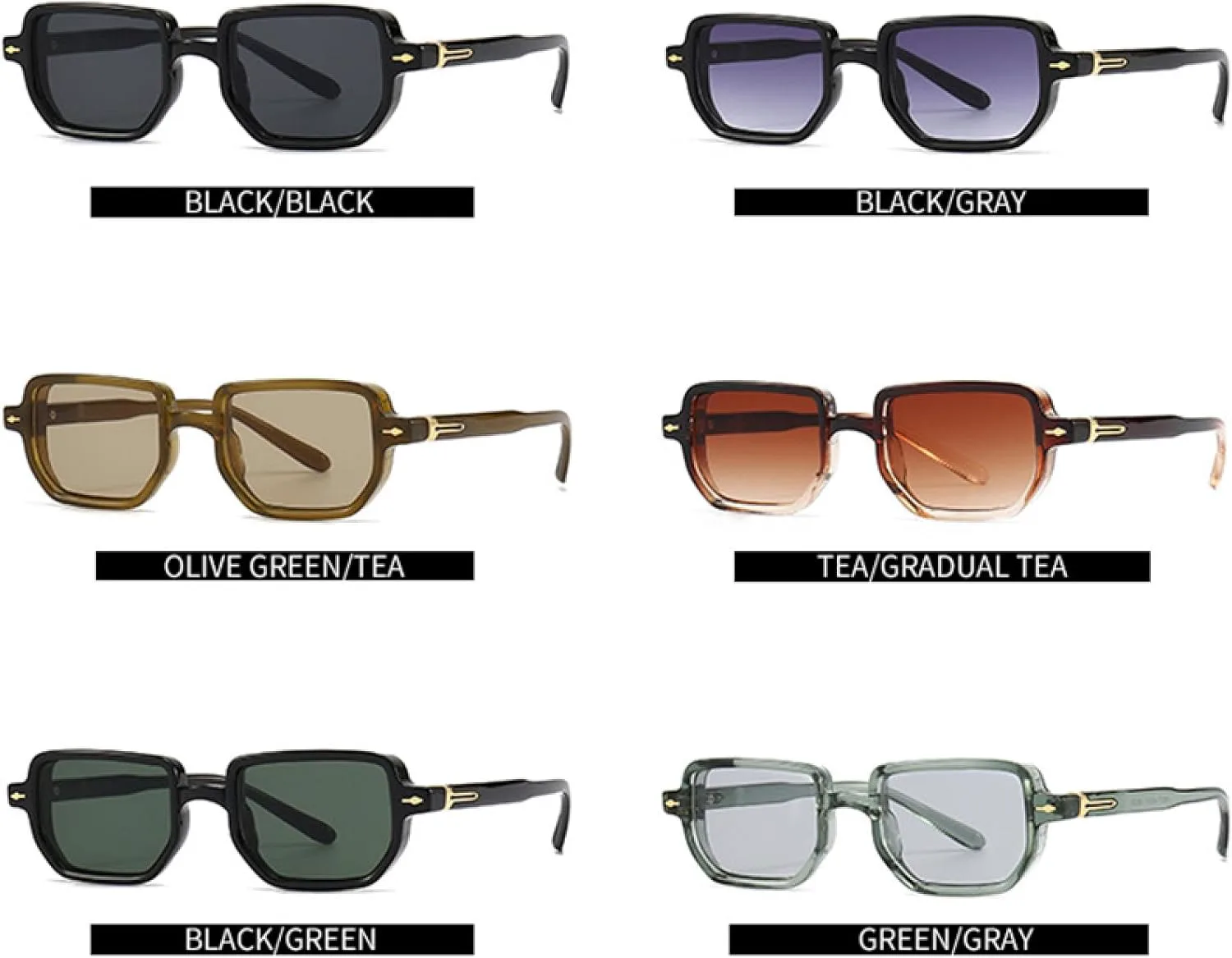 

Солнцезащитные очки с защитой от УФ-излучения UV400 | Rivet | Для женщин и мужчин, для занятий спортом на открытом воздухе и вождения DSVIGF, Black Black