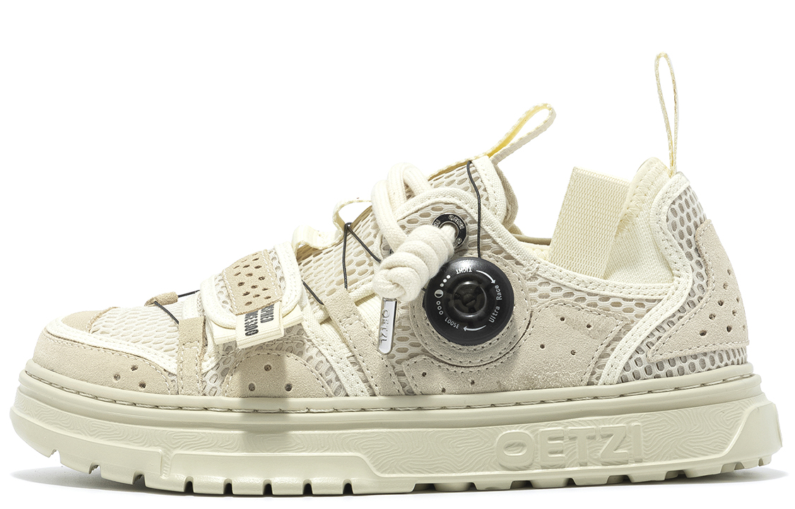 

OETZI Ультралегкие кроссовки Ice Man Oz низкие серии 4 для скейтбординга унисекс экрю, цвет Ecru