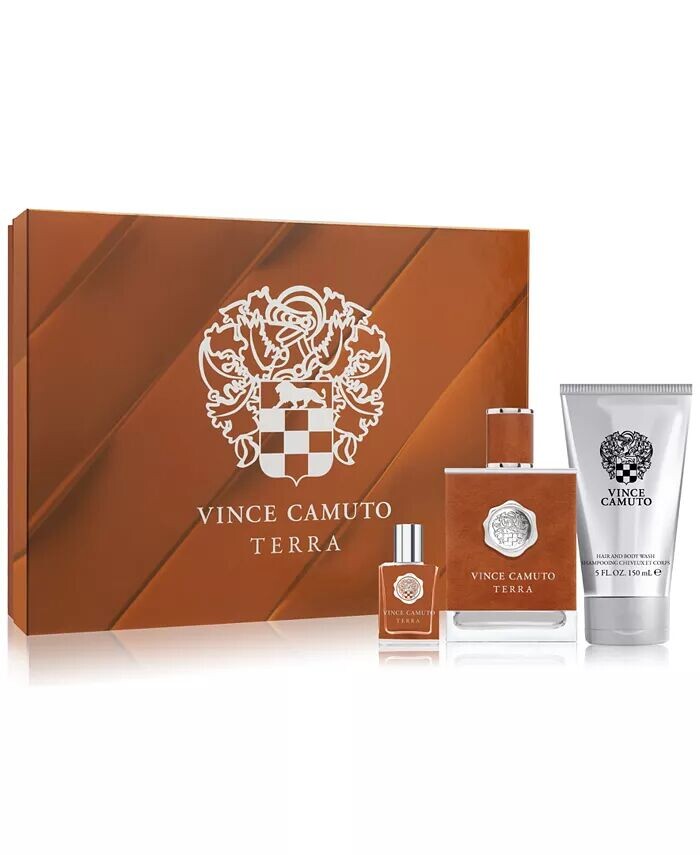 

Мужские 3 шт. Подарочный набор туалетной воды Terra Vince Camuto