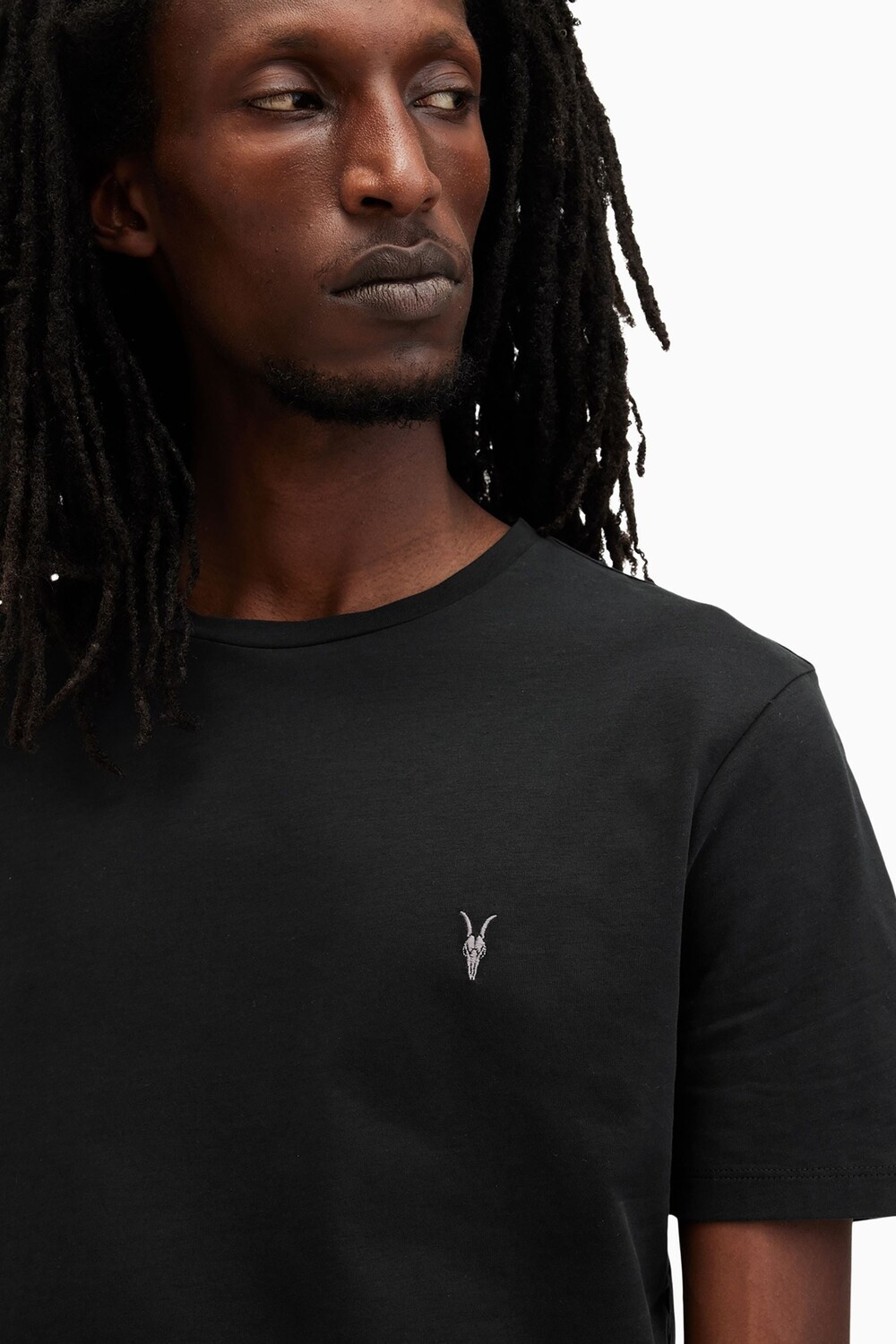 Футболка Allsaints brace с короткими рукавами и круглым вырезом, 3 шт в упаковке All Saints, черный — фото 2