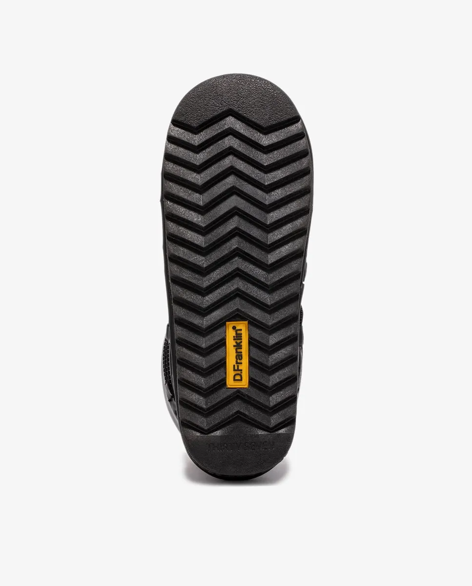 Женские стеганые сапоги с внутренним мехом Nordic Grip D.Franklin, черный — фото 4