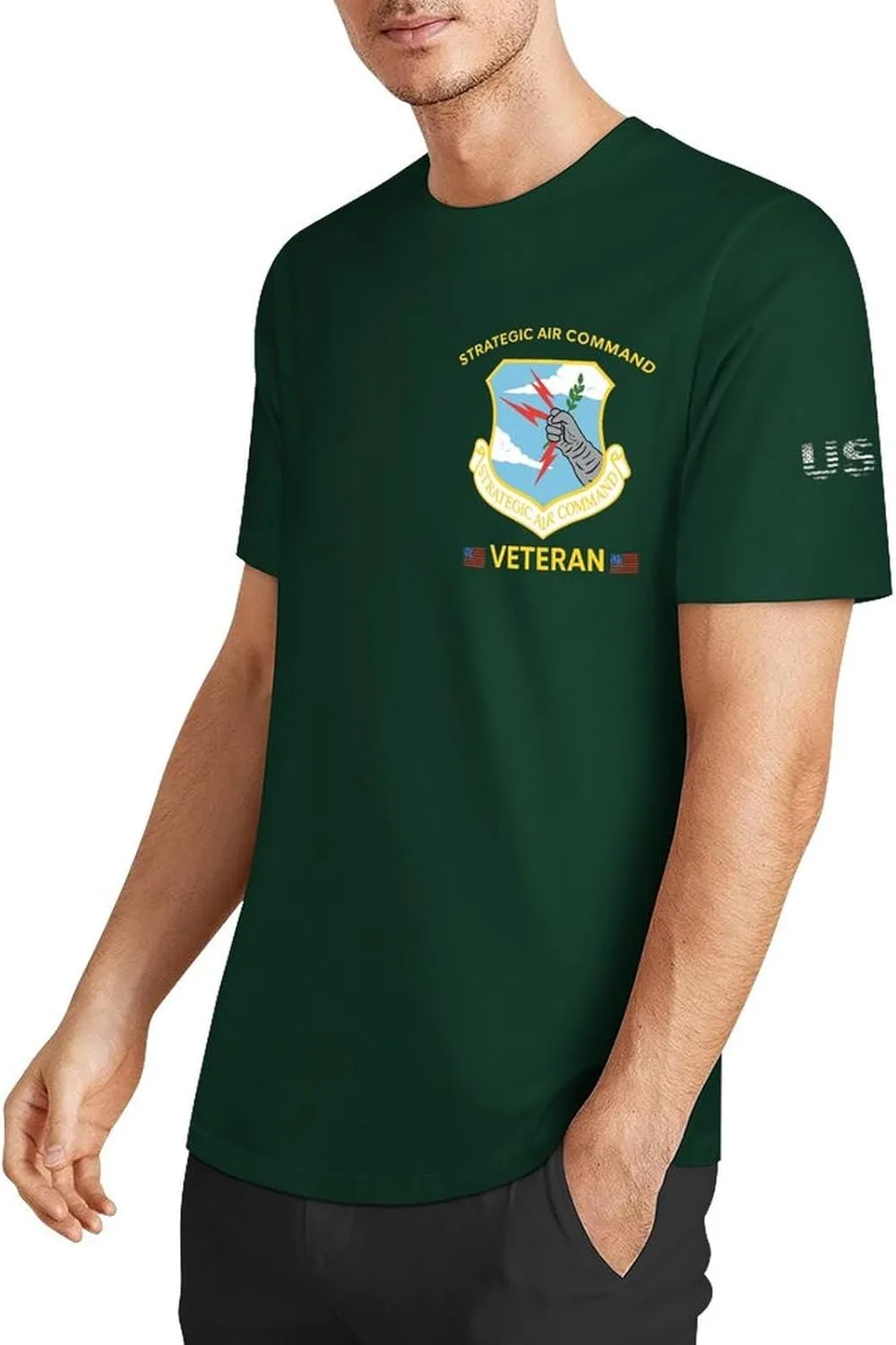 

Футболка хлопковая с принтом Strategic Air Command Veteran Eafxzmlrq