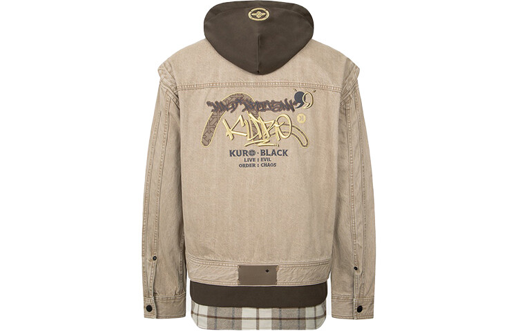 

Evisu Мужская куртка, цвет earth color