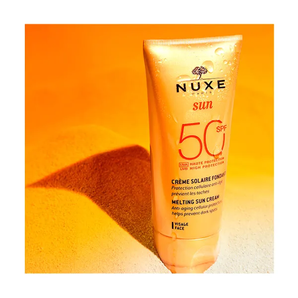 Тающий солнцезащитный крем spf 50 Crema Fundente Para El Rostro Alta Protección Spf50 Nuxe, 50 ml — фото 3