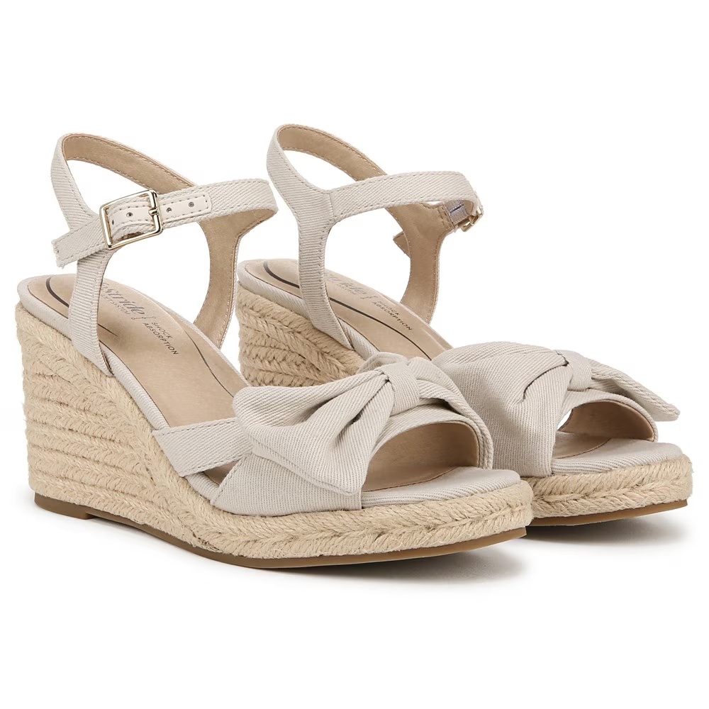 Туфли на танкетке Tahlia Lifestride, bone white fabric