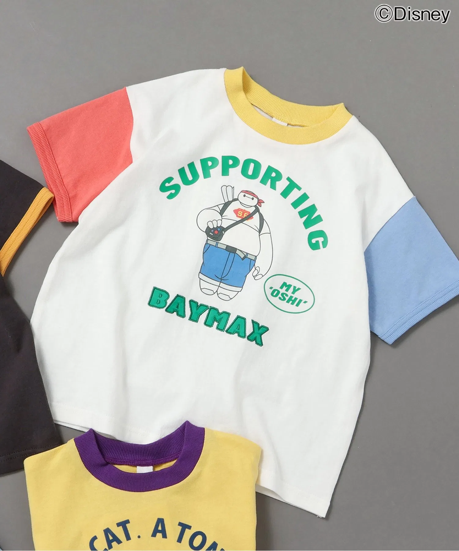 Детская футболка Disney Baymax с принтом Off White