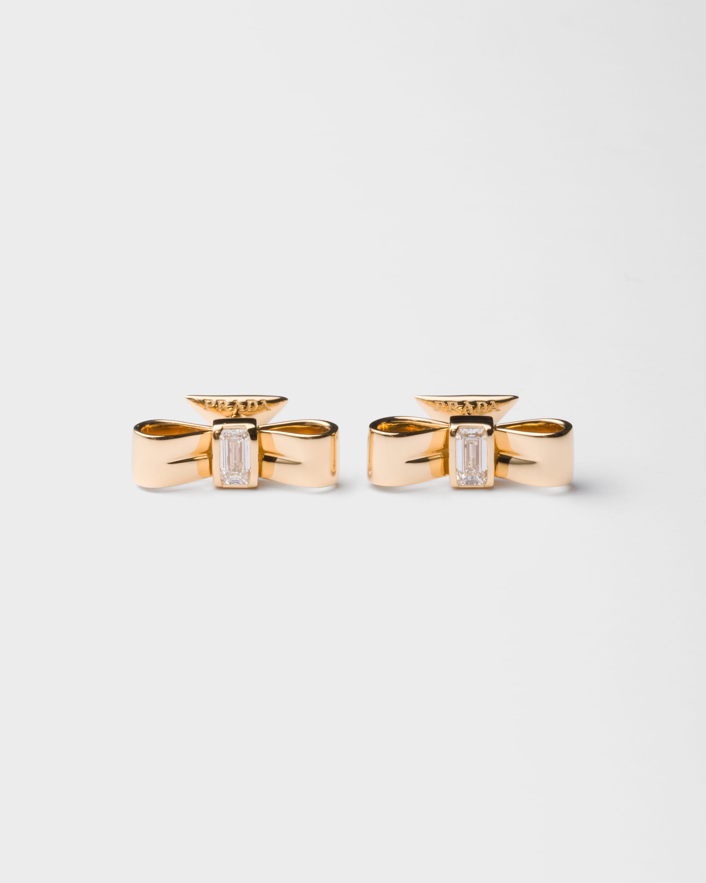 

Prada Серьги Eternal Gold Bow - желтое золото и выращенные в лаборатории бриллианты