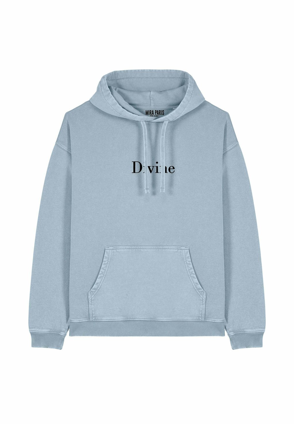 

Толстовка DIVINE EMBROIDERY UNISEX VINTAGE - Hoodie Mira Paris, светло-голубой