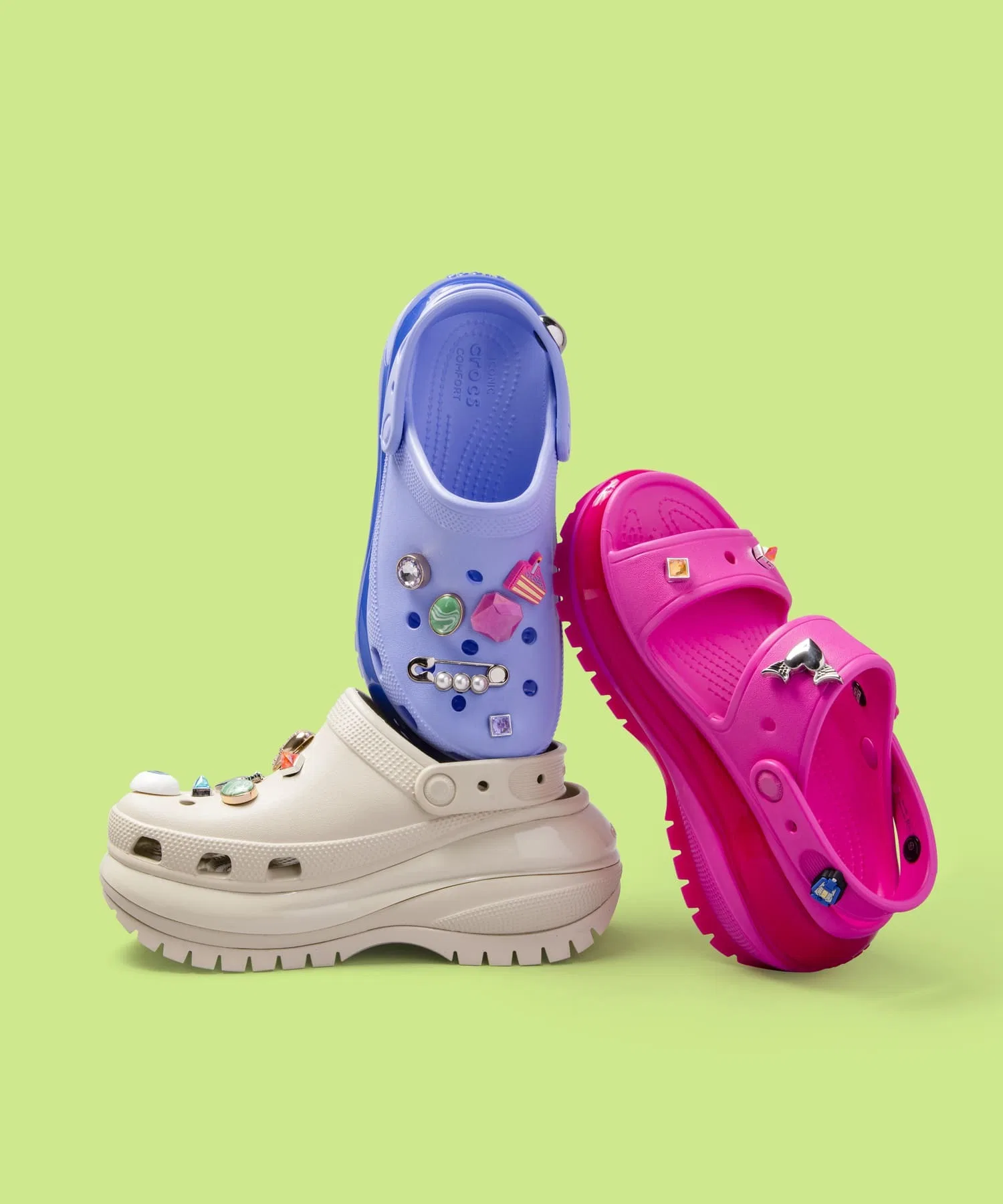 Унисекс кроксы crocs Mega Crush Clog с платформой — фото 4