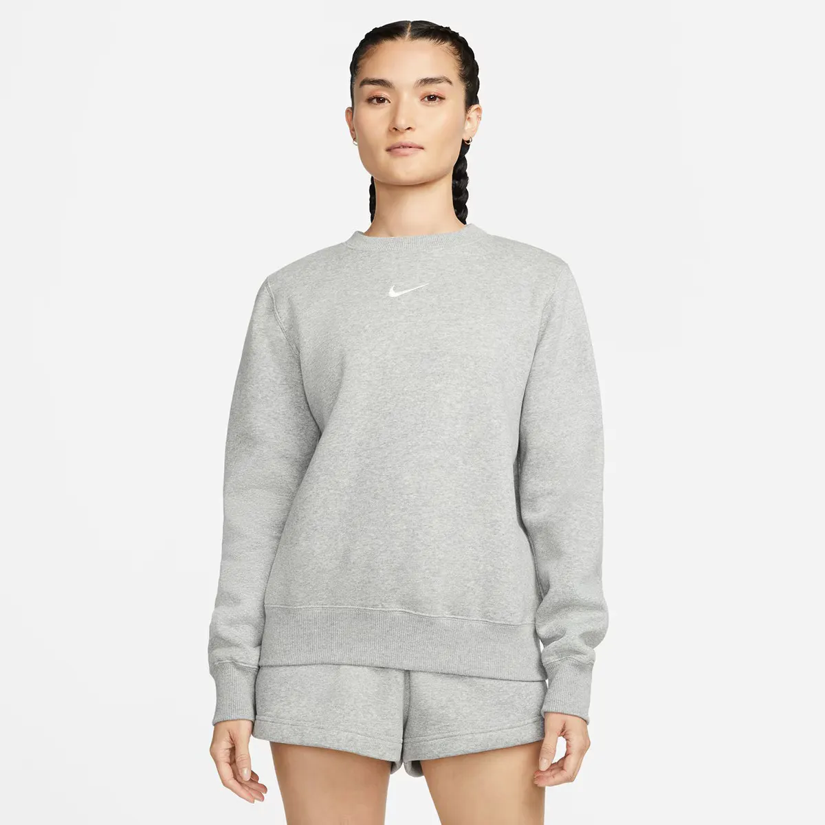 

Женская толстовка Nike Sportswear Phoenix Fleece, серый