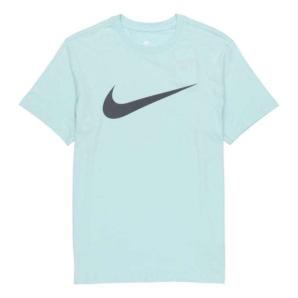 

Футболка Men's Nike Solid Color Large Logo Printing Round Neck Short Sleeve Light Green T-Shirt, мультиколор