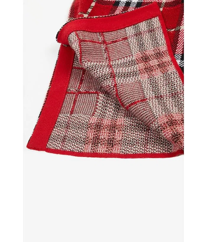 Кейп Burberry Kids Grela Check, красный — фото 3