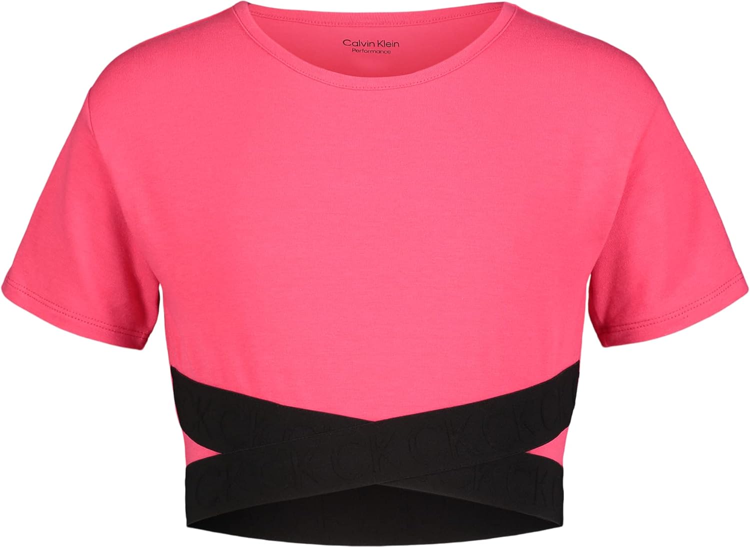 

Футболка Calvin Klein Active Legacy с коротким рукавом для девочек, Azalea Cross