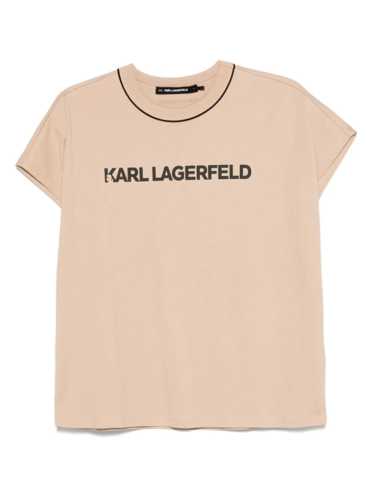 

Футболка с принтом логотипа Карла Лагерфельда Karl Lagerfeld, нейтральный