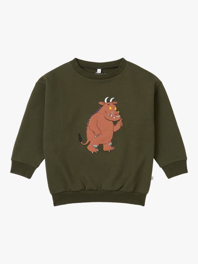 

Детский свитшот оверсайз Gruffalo MORI, Khaki
