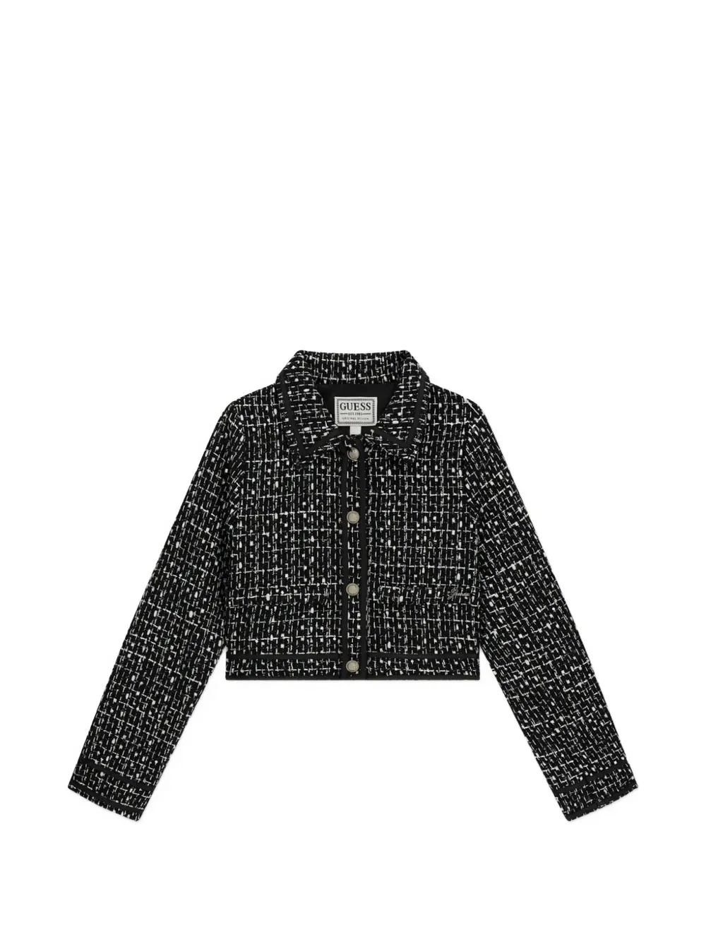 Куртка на пуговицах Guess Kids, черный