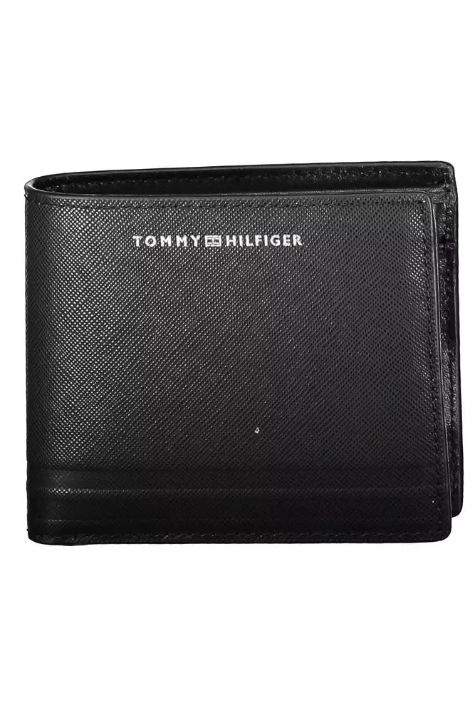 

Мужской кожаный кошелек Tommy Hilfiger, черный