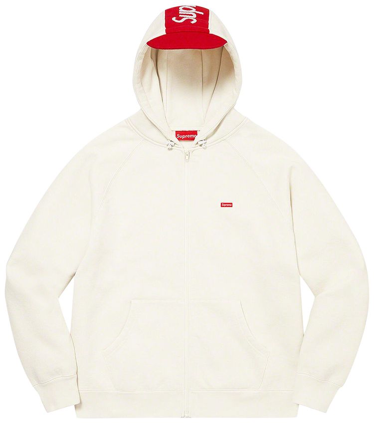 

Толстовка Supreme Brim Zip Up Hooded Sweatshirt 'Stone', кремовый