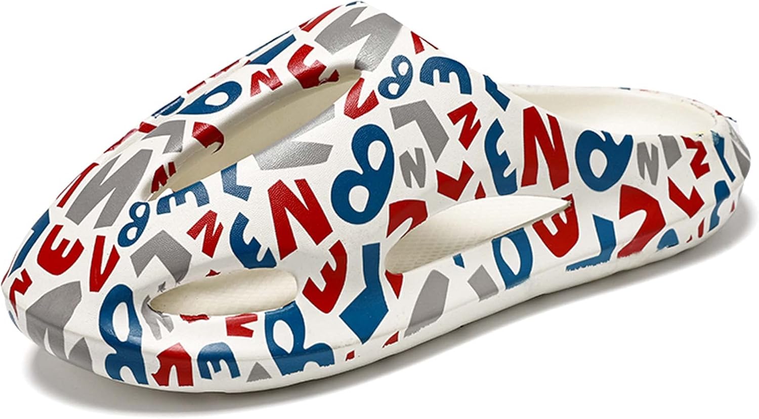 

Мужские летние сандалии с отверстиями, дышащие, комфортные, мягкие, с противоскользящей толстой подошвой, износостойкие, модные, повседневные, пляжные тапочки Generic, красный